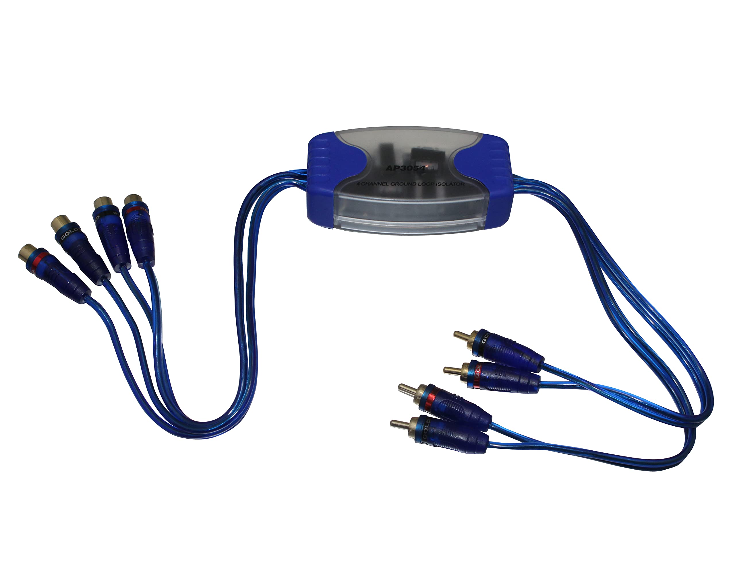 Four Channel Ground Loop Isolator Car Audio 4 Rca Ap3054